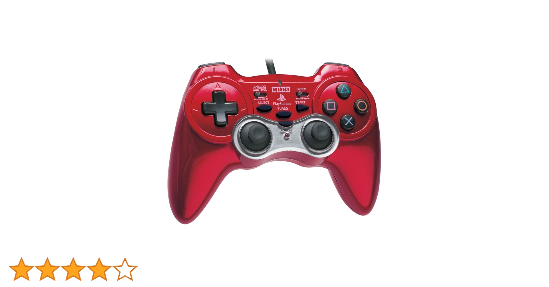 PlayStation2 - 新品未開封 PS2 PS1 HORI アナログ振動パッド2 TURBO ブラック 61vQFOoks6L.jpg_BO30,255,255,